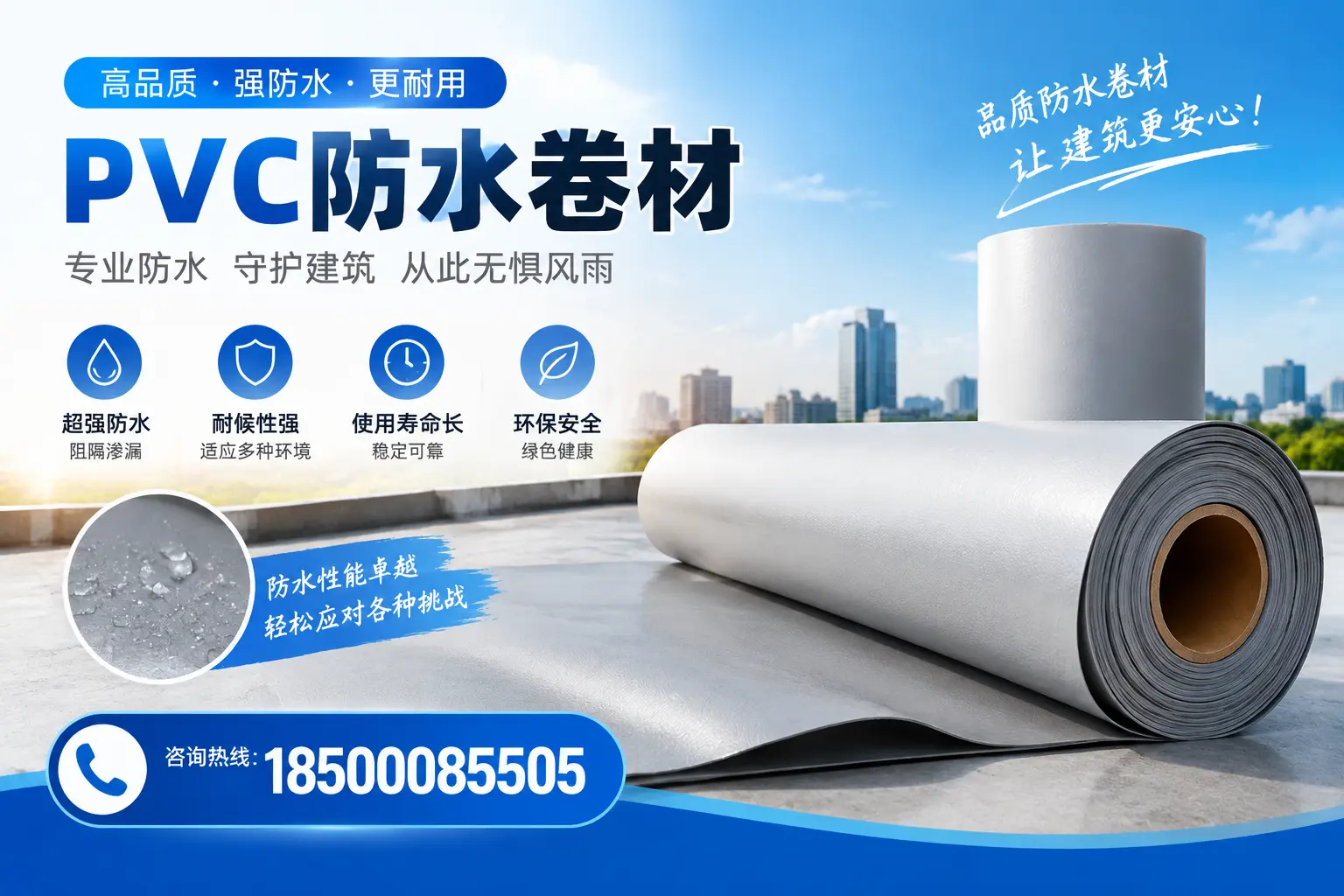 如何选择高质量的PVC防水卷材？五家渠消费者必看指南